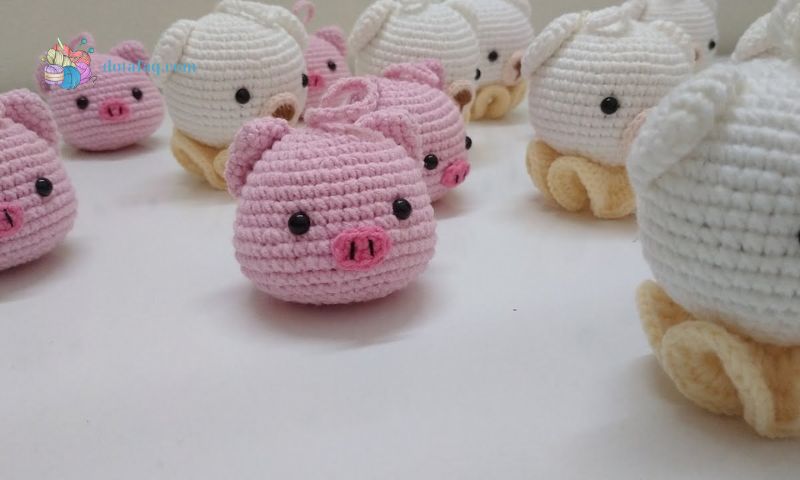 Pig crochet chart