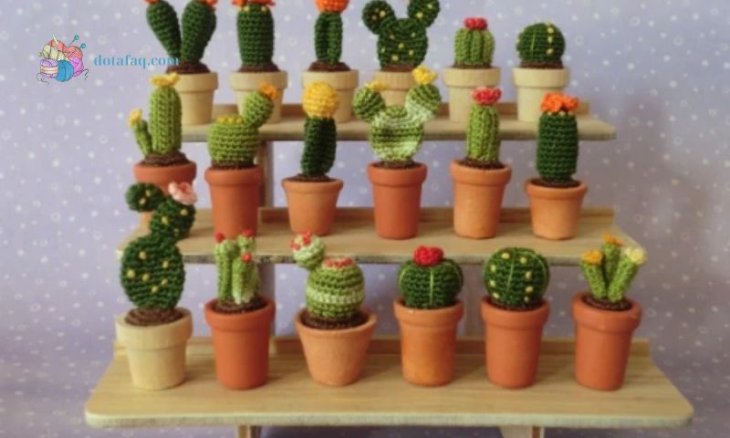 Step-by-Step Cactus Pot Crochet Project